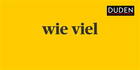 duden wie viel|wie viel in english.